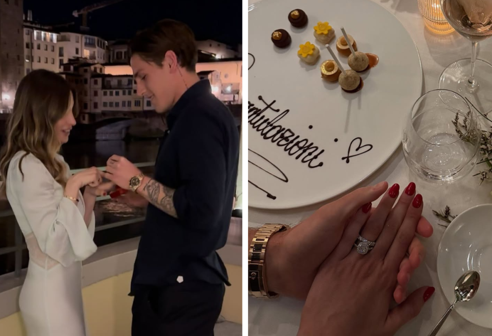Nicolò Zaniolo, proposta di matrimonio a Sara Scaperrotta: il video
