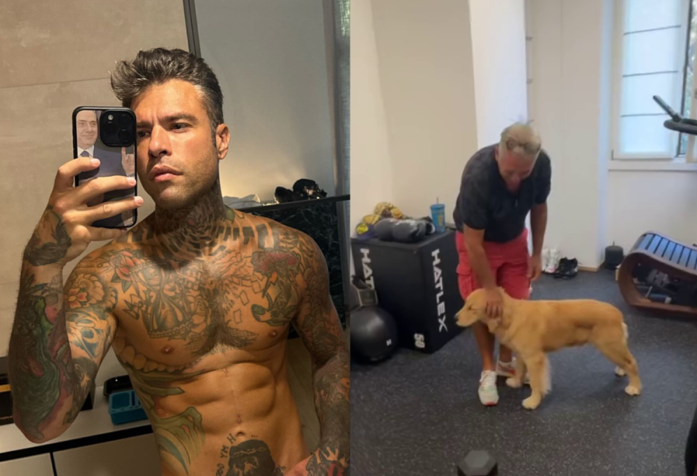 Fedez torna dalla Sardegna e va a Venezia: “Ci vanno cani e porci”