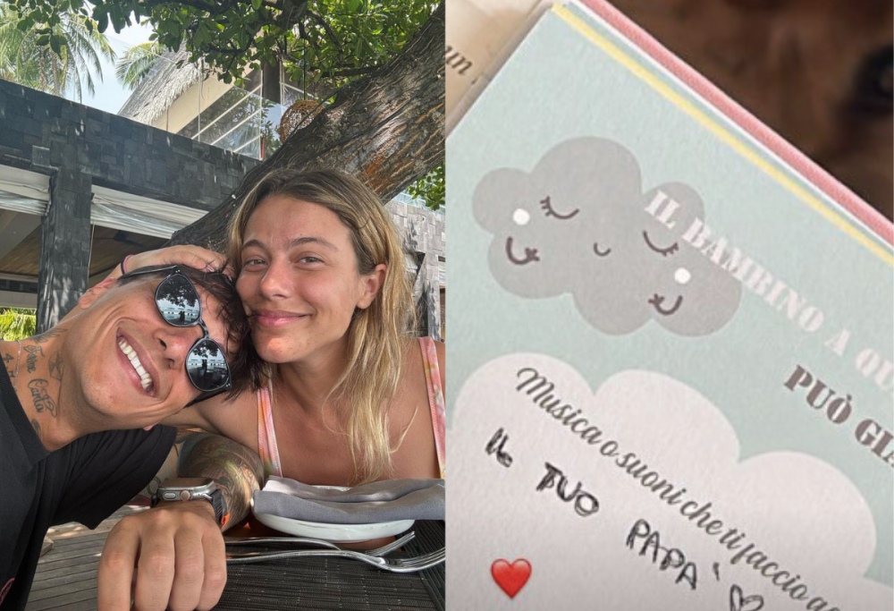 Il figlio di Ultimo e Jacqueline già ascolta le canzoni del papà