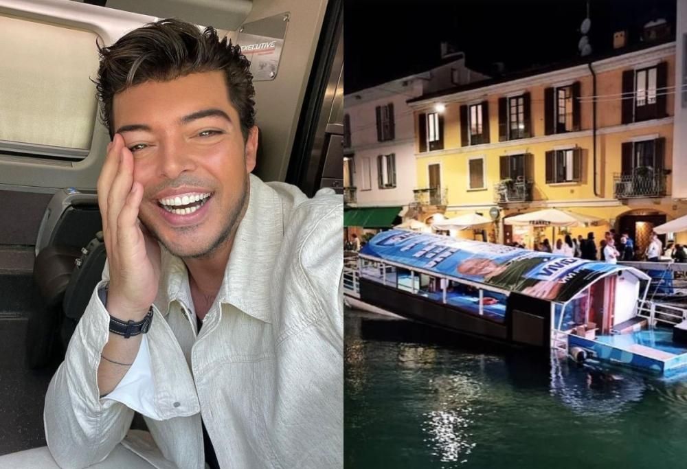 Milano, The Kolors rischiano di affondare sul battello ai Navigli