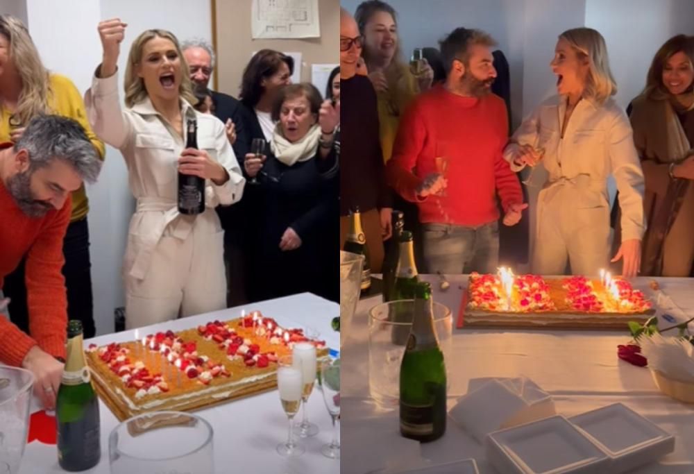Michelle Hunziker compie 47 anni in compagnia di Alessandro Carollo