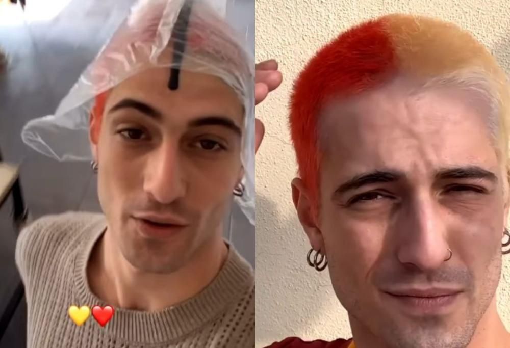 Roma in finale: Damiano dei Måneskin si tinge i capelli giallorossi