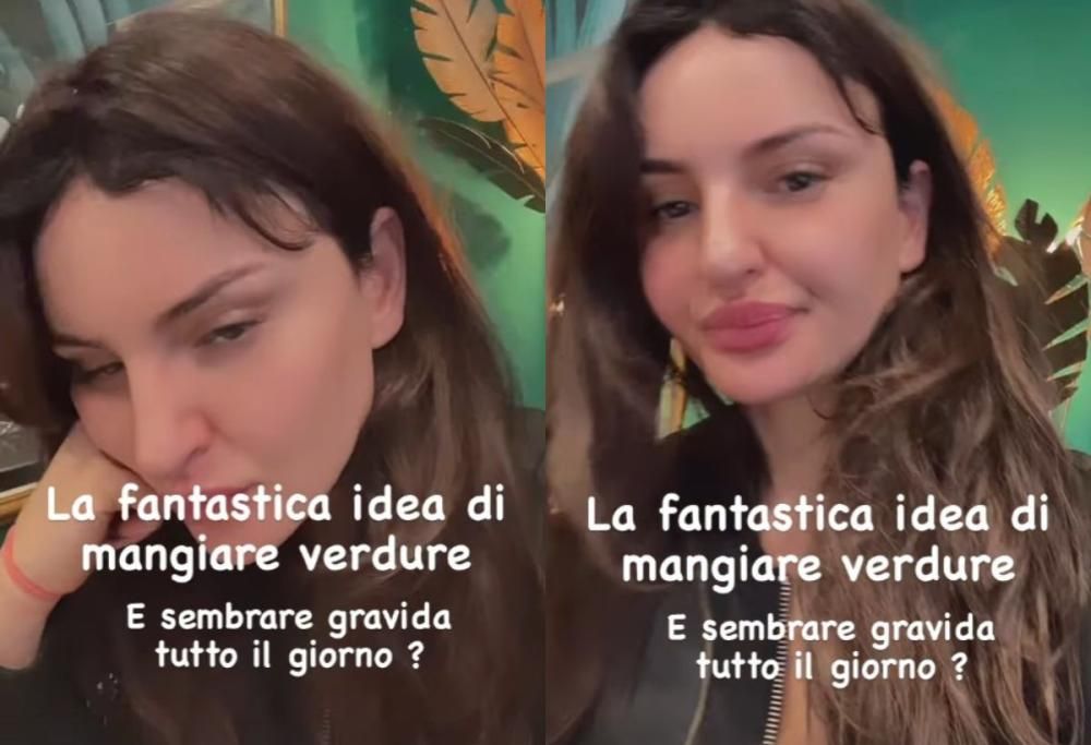 Arisa fa discutere sui social: “Come sembrare gravida tutto il giorno”