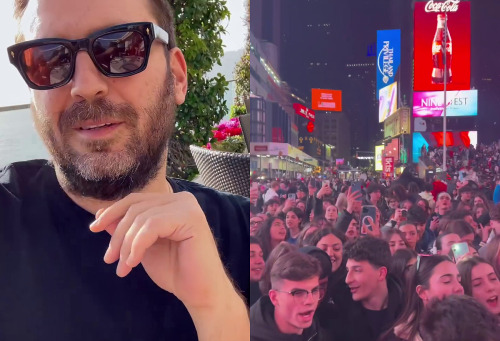 Flash mob a New York per Cremonini: la reazione del cantante