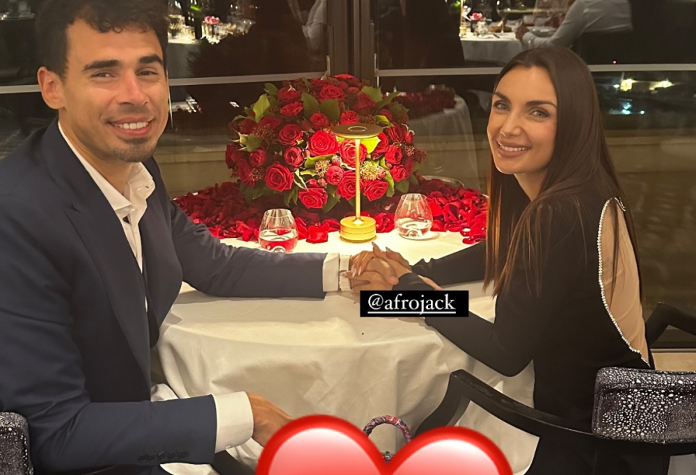 Elettra Lamborghini, il dolce post per Afrojack per l’anniversario