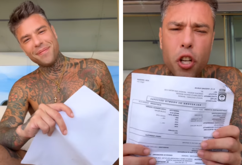Fedez, “polemica” contro i giornalisti dopo il ricovero in ospedale