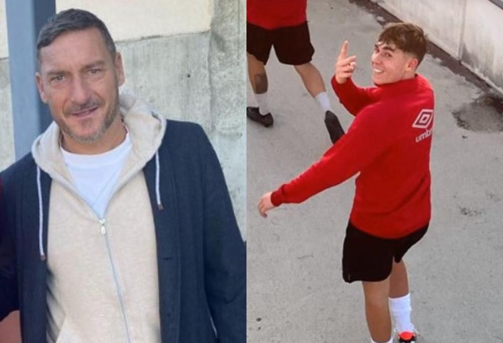 Cristian Totti giocherà in Spagna: l’orgoglio di papà Francesco