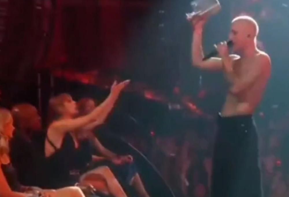 Taylor Swift manda un bacio a Damiano dei Måneskin: c’è del tenero?