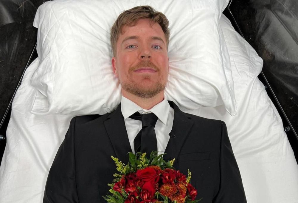 L’ultima follia di MrBeast: farsi seppellire per una settimana
