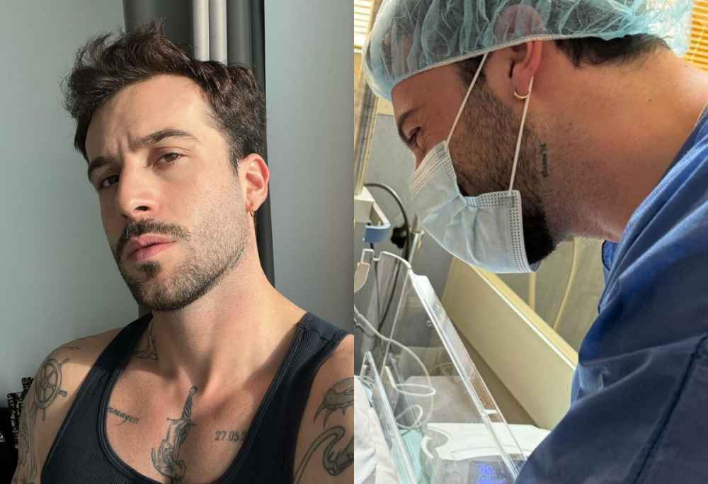 Andreas Muller commenta il parto: “Ho visto tutto il cesareo”