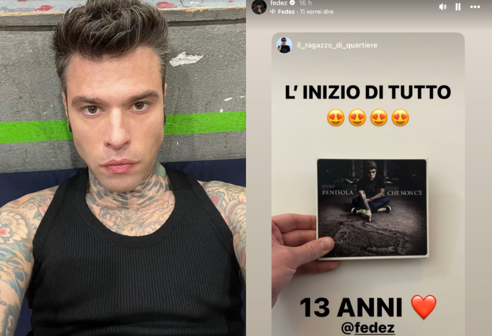 Fedez si abbandona ai ricordi: il primo album e la dedica all’ex