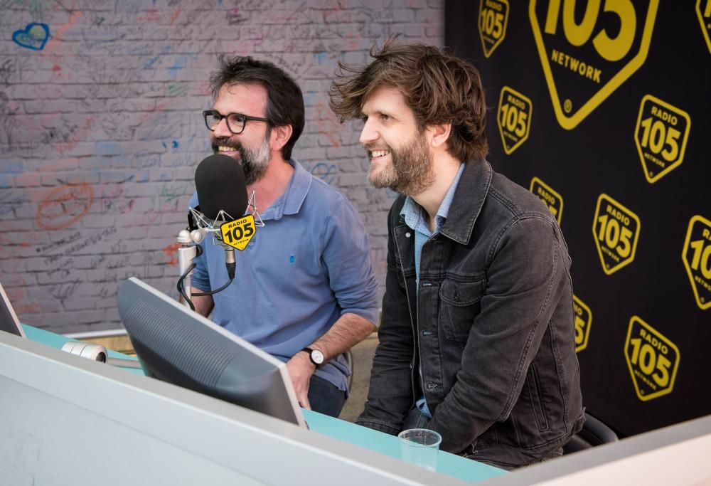 Dente e Guido Catalano a 105 Night Express: le foto dell’intervista