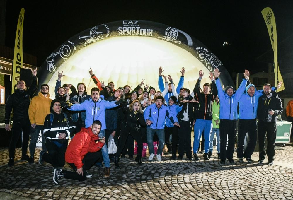 EA Sportour Winter Edition, le foto dell’ultima tappa di Courmayeur