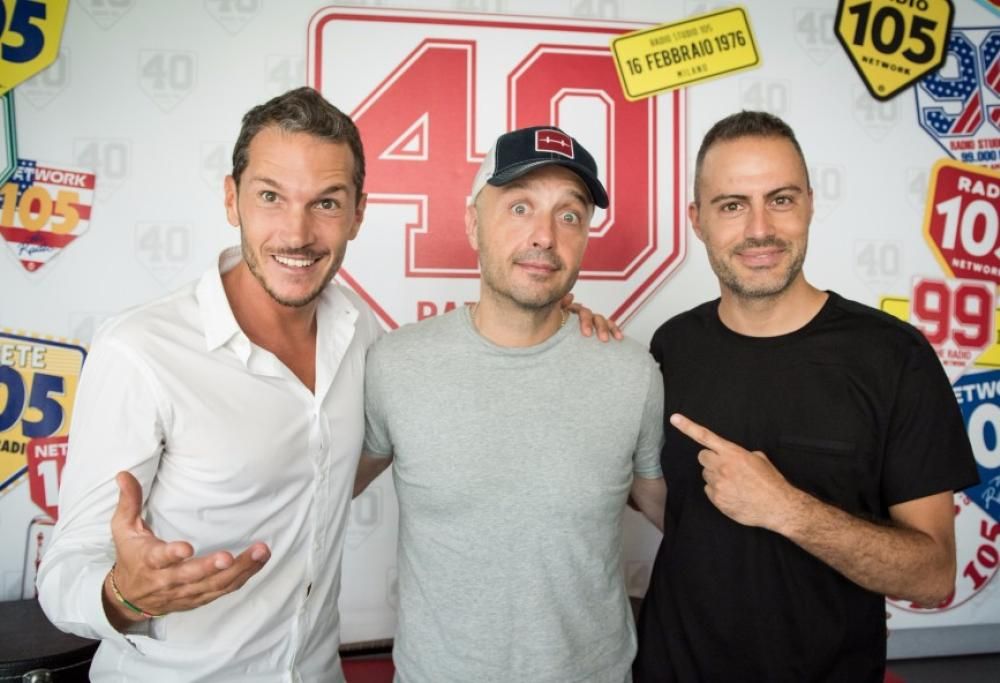 Joe Bastianich con Alvin e Daniele Battaglia, le foto