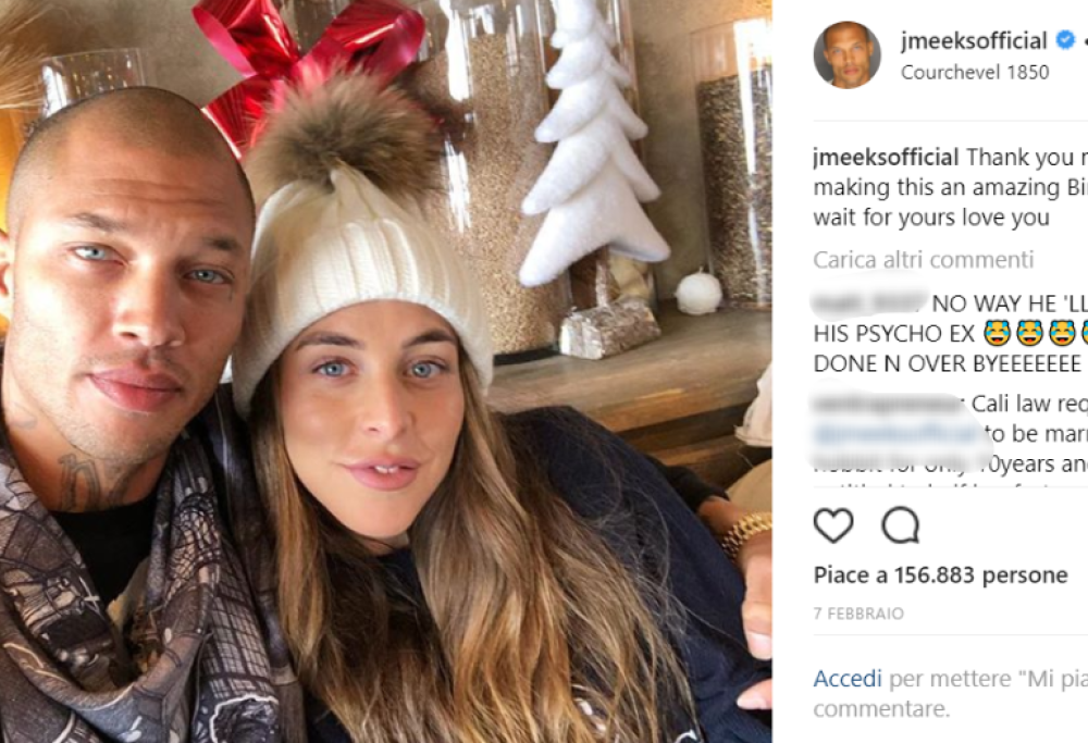 Jeremy Meeks, l’ex detenuto ora modello, aspetta un figlio dall’ereditiera di Topshop