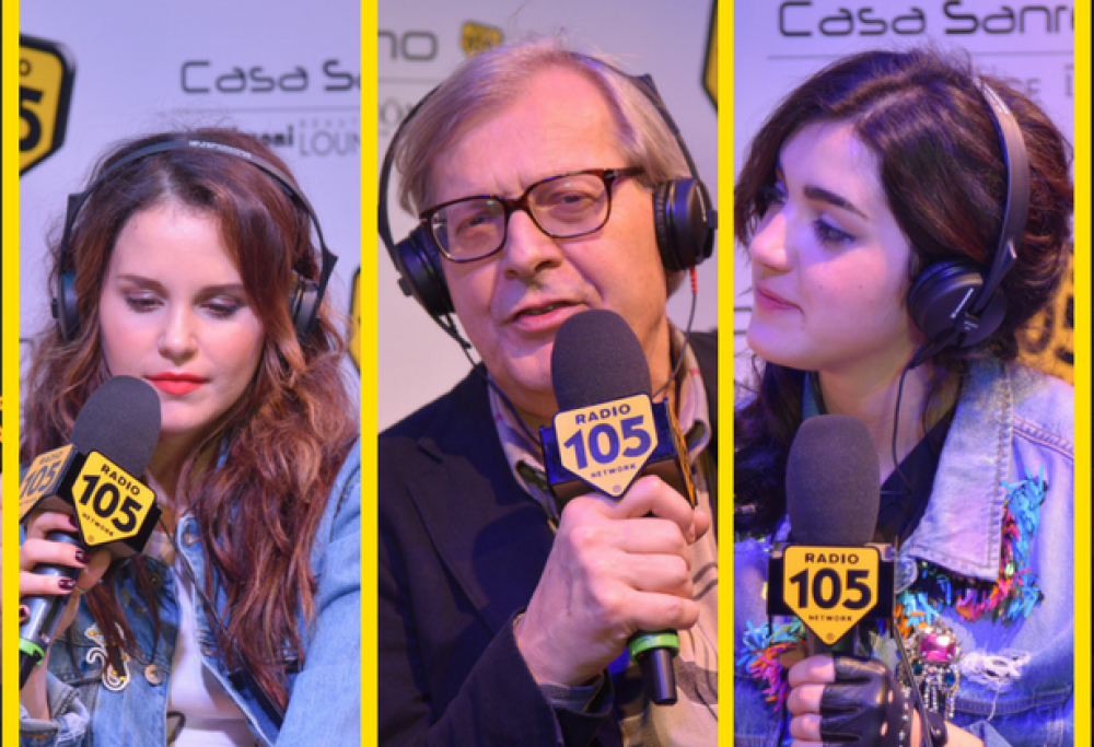 Raige, Giulia Luzi, Nesli e Alice Paba a 105 Mi Casa