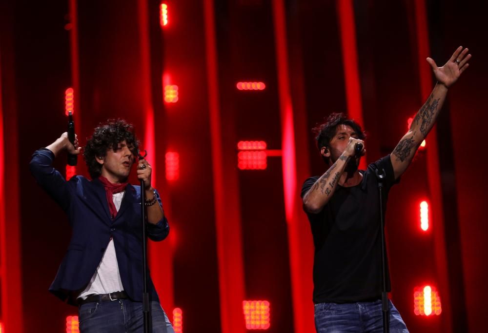 Ermal Meta e Fabrizio Moro all’Eurovision: guarda l’anteprima della loro esibizione e le foto delle prove