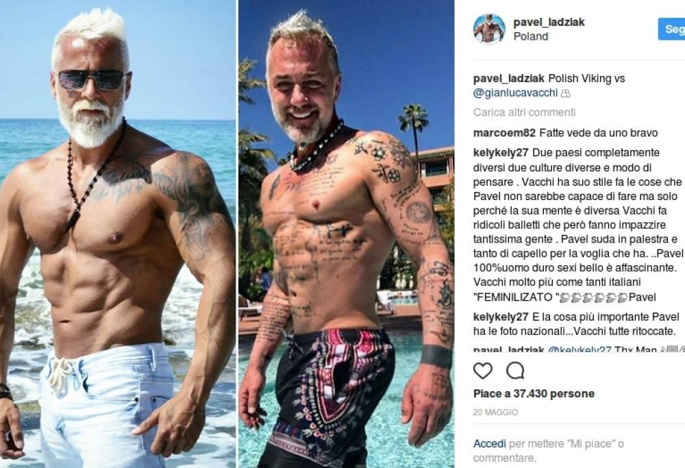 Gianluca Vacchi ha un sosia: si chiama Pawel Ladziak ed è polacco