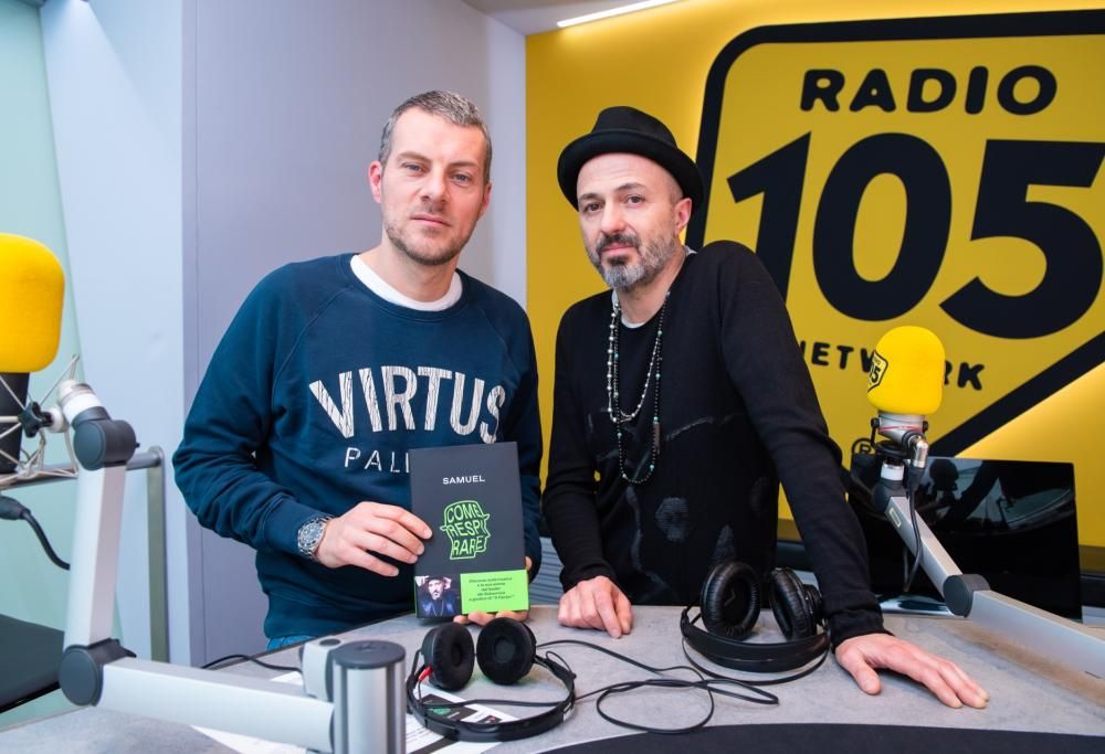 Samuel a 105 Mi Casa per presentare il libro “Come respirare”