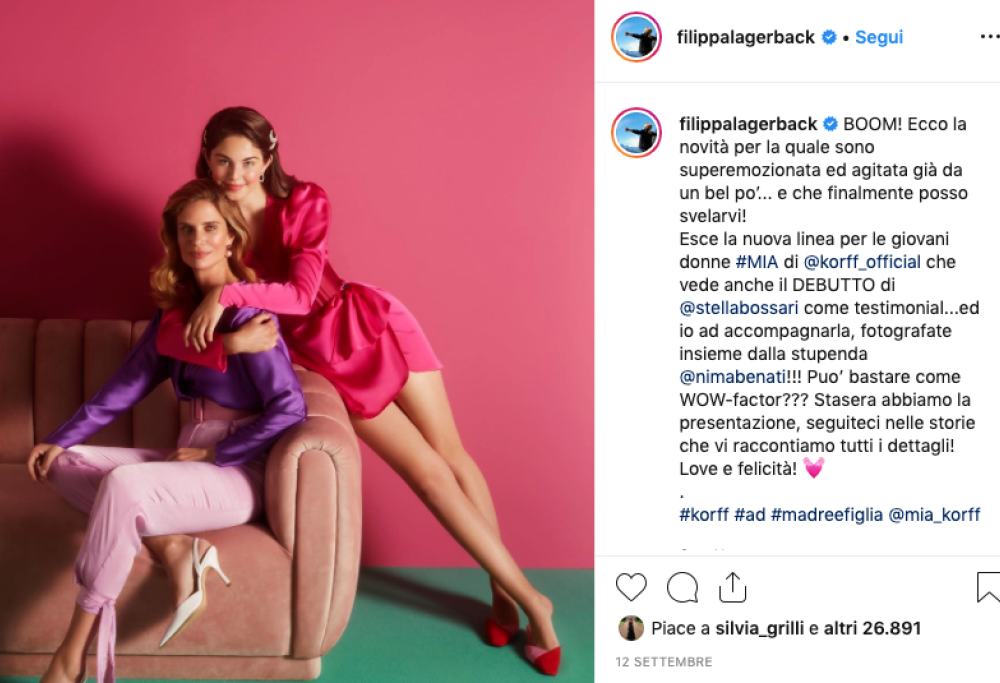La figlia di Filippa Lagerback e Daniele Bossari debutta come modella… ed è bellissima