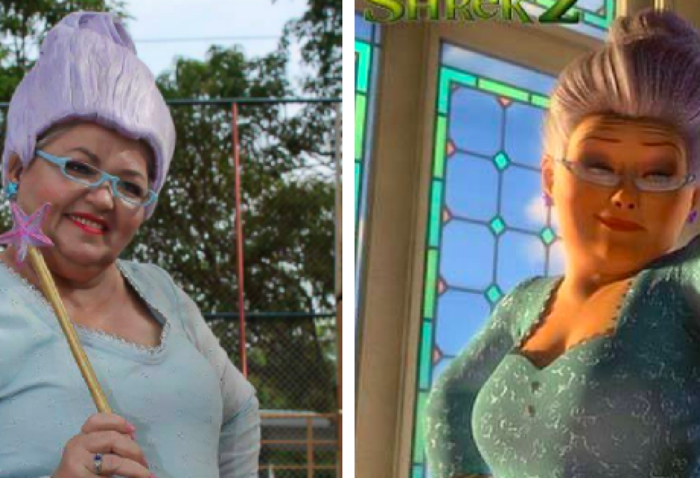 La maga del cosplay:  “mamma” Solange si traveste per assomigliare ai personaggi dei cartoon