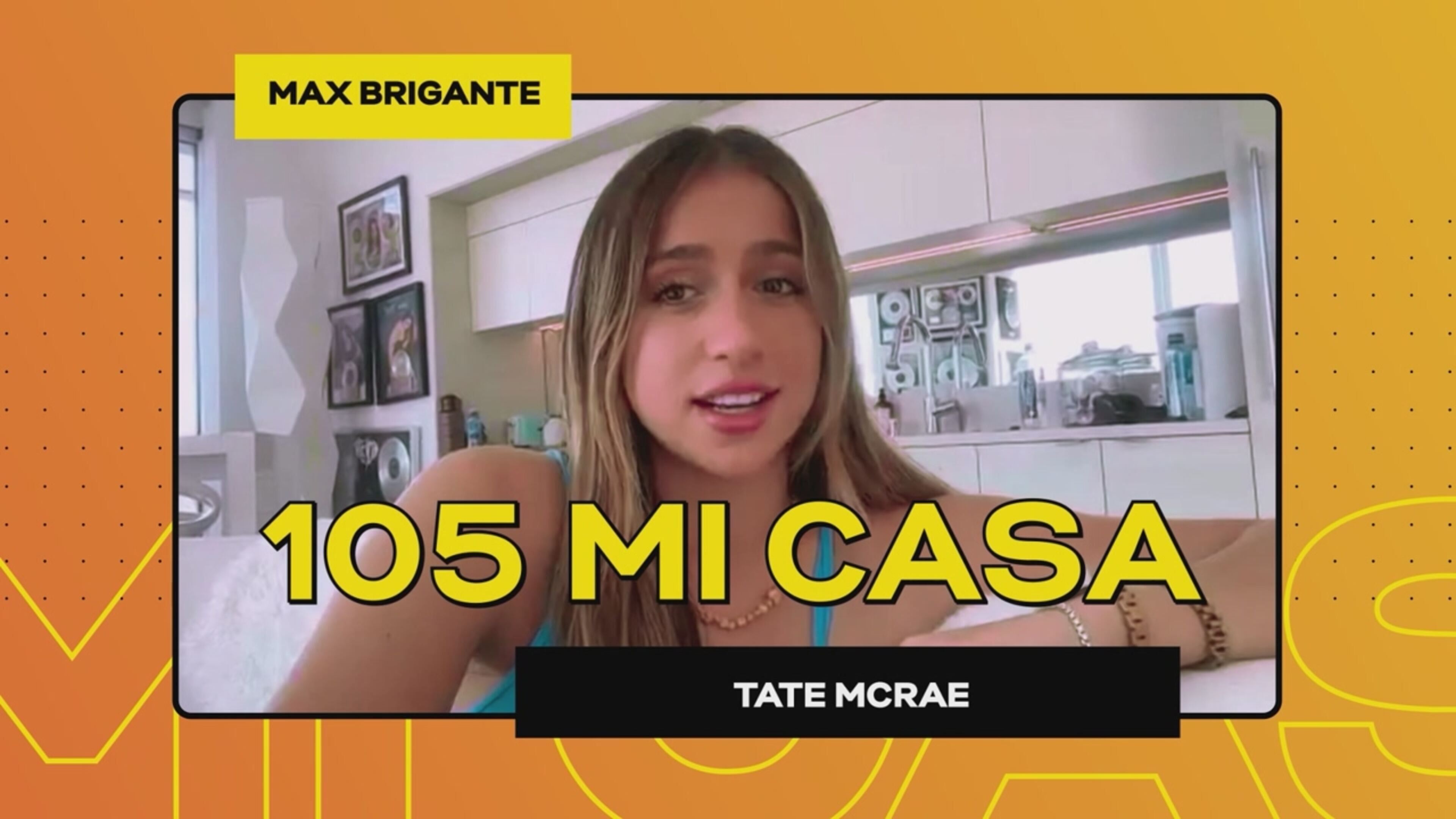 Tate McRae, l’intervista esclusiva a 105 Mi Casa