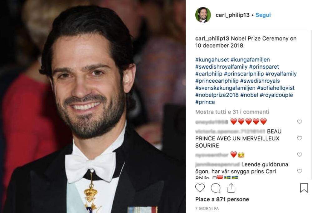 È Carlo Filippo di Svezia il Principe più bello di tutti: guarda le foto