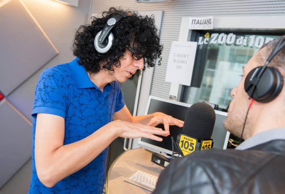 Le foto di Giovanni Allevi a 105 Mi Casa