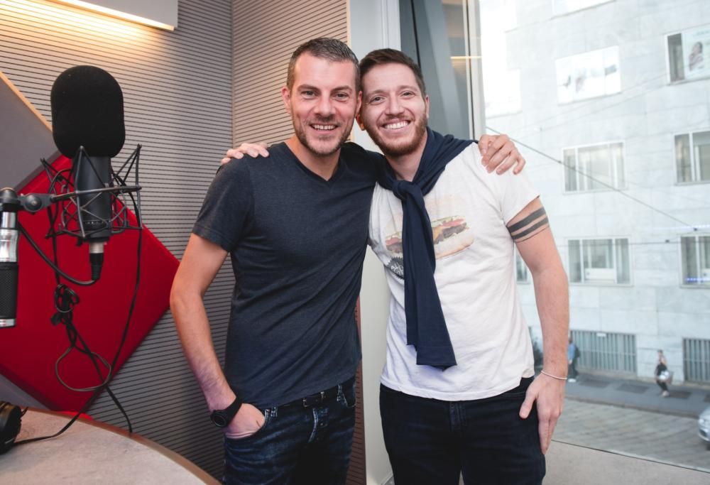 Mario Giunta racconta la paura del terremoto in Indonesia a 105 Mi Casa. Le foto dell’intervista