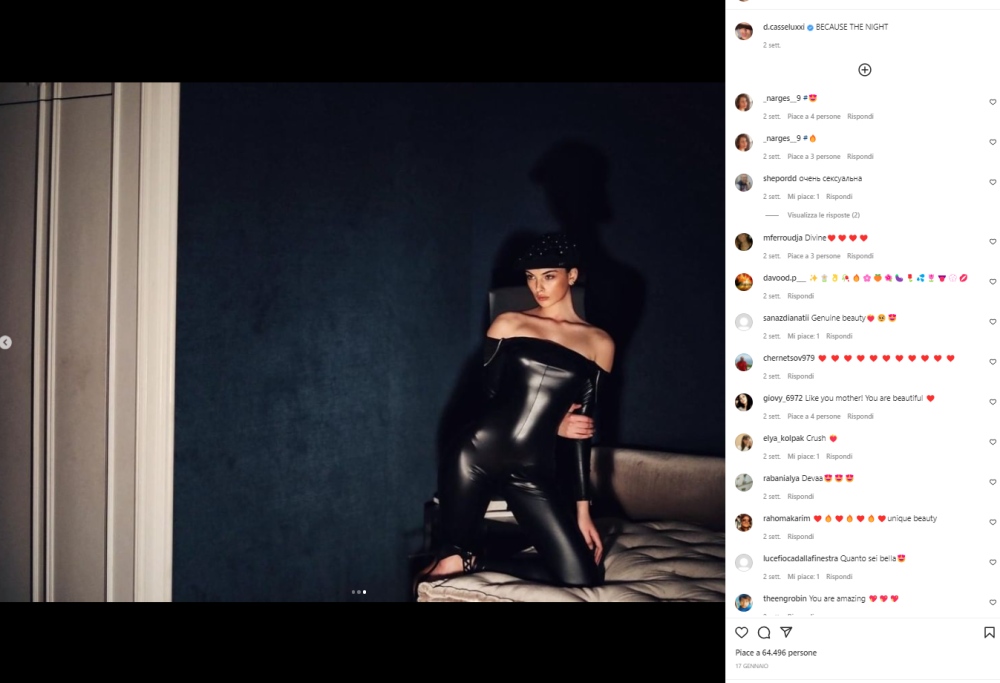 Deva Cassel vestita da Cat Woman conferma la sua bellezza eccezionale