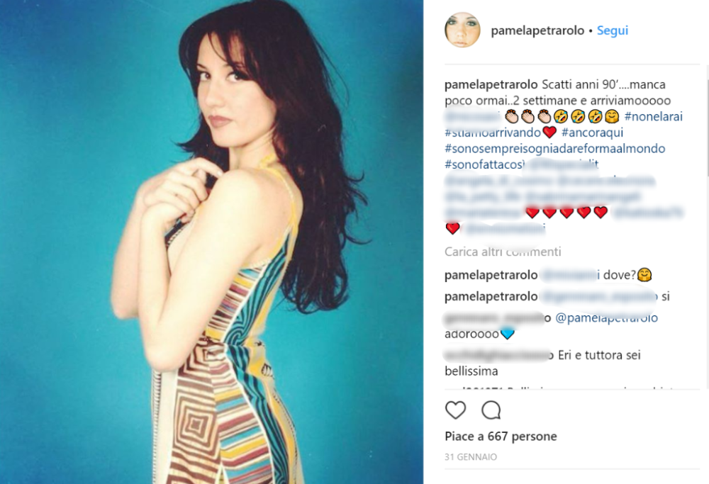 Ricordate Pamela Petrarolo di Non è la Rai?  Ora parla di Ambra