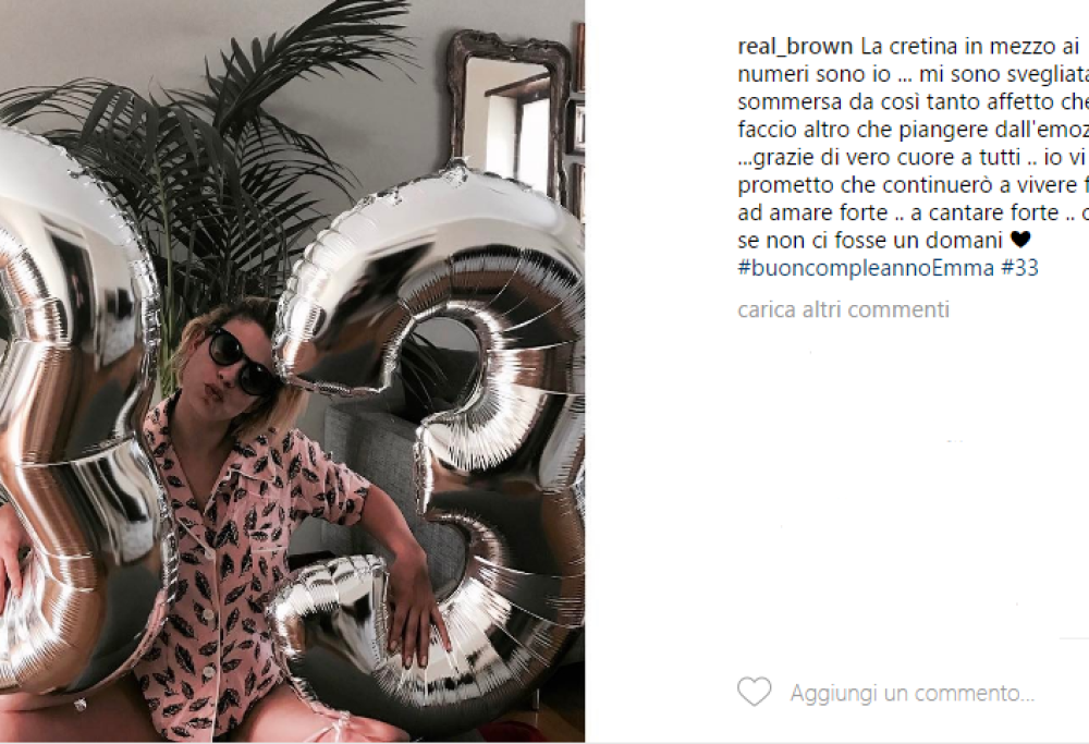 Emma Marrone spegne 33 candeline! Tanti auguri!