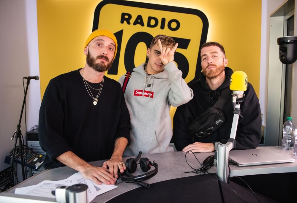 Mecna e Sick Luke a 105 Trap: le foto dell’intervista!