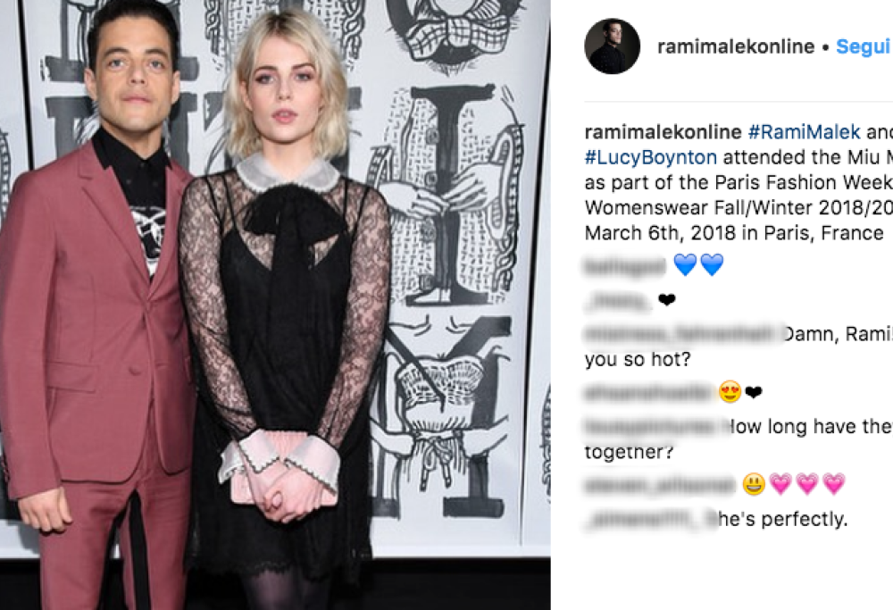 Sul set di Bohemian Rhapsody è nato un amore: Rami Malek e Lucy Boynton si sono fidanzati