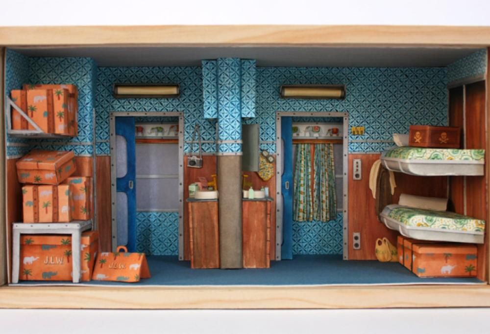 La creatività di Wes Anderson riprodotta con i set in miniatura