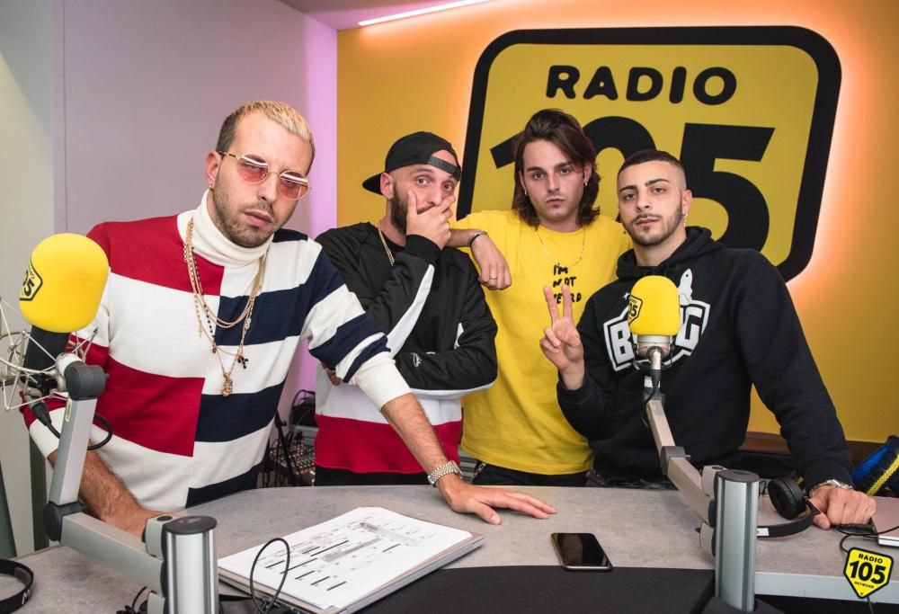 Ernia a 105 Trap con Charlie Charles, Moko e Shablo: le foto