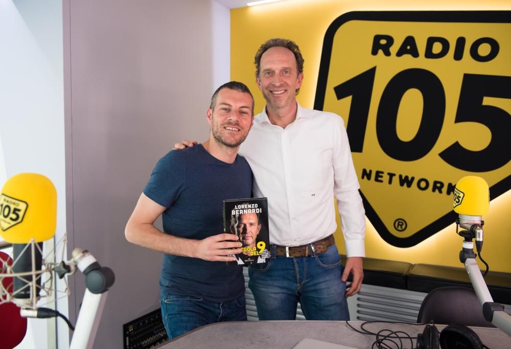 Lorenzo Bernardi a 105 Mi Casa per presentare il libro La regola del 9