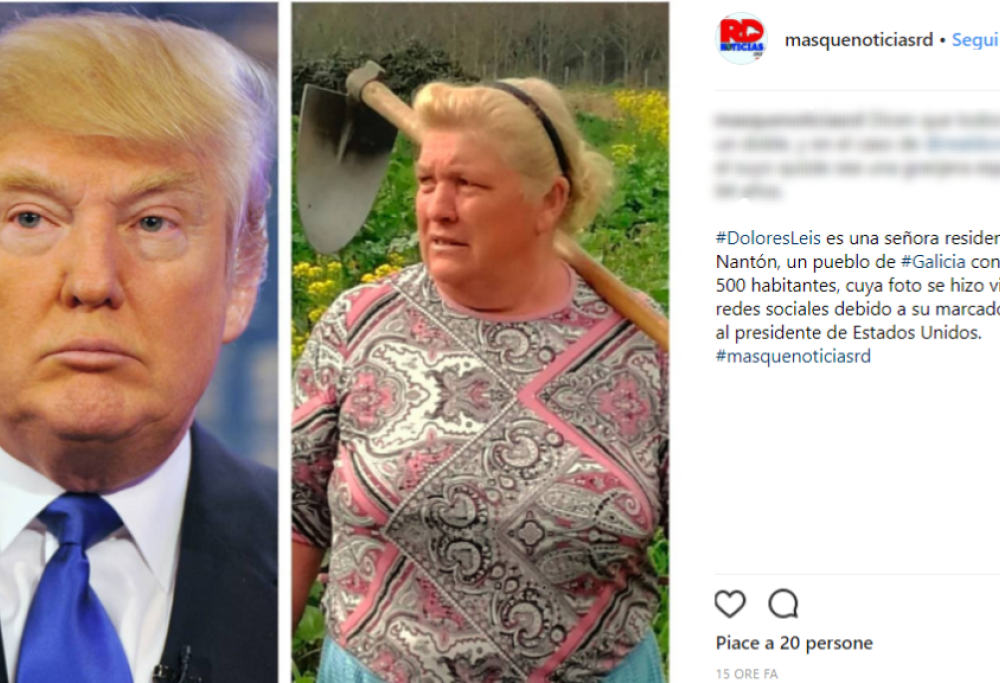 La contadina sosia di Donald Trump che sta facendo impazzire tutti