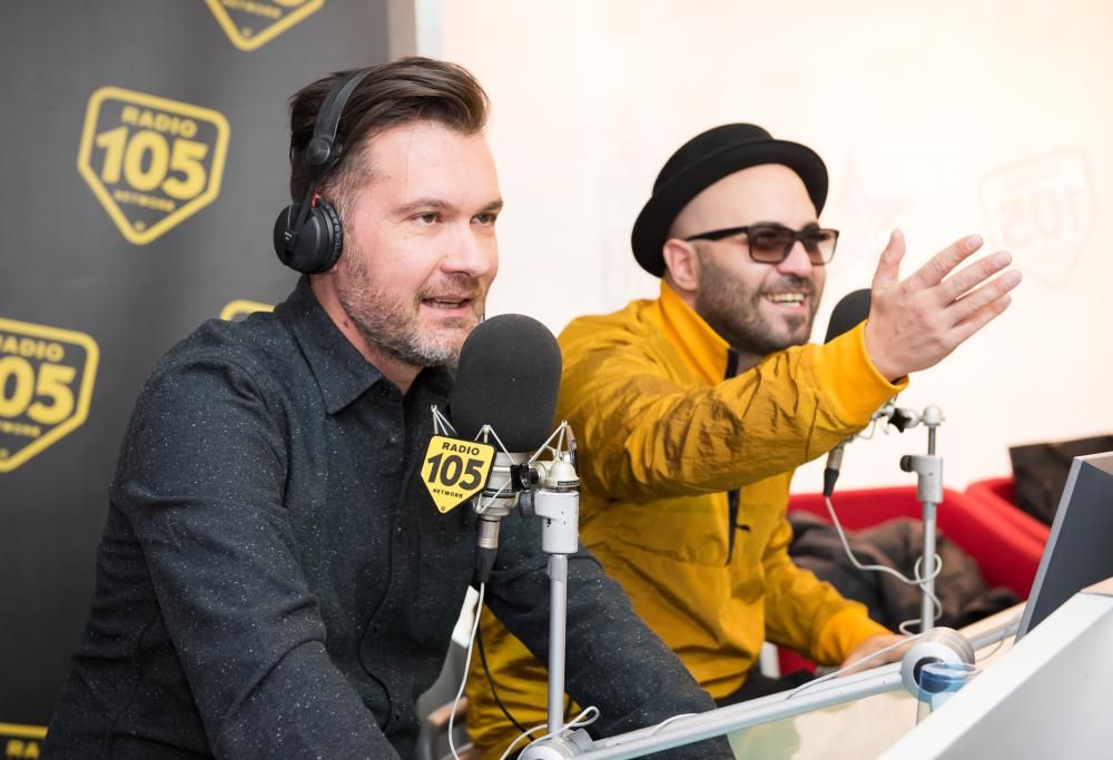 Le foto dei Negramaro a 105 Friends