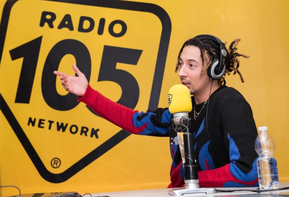 Ghali a 105 Mi Casa: le foto