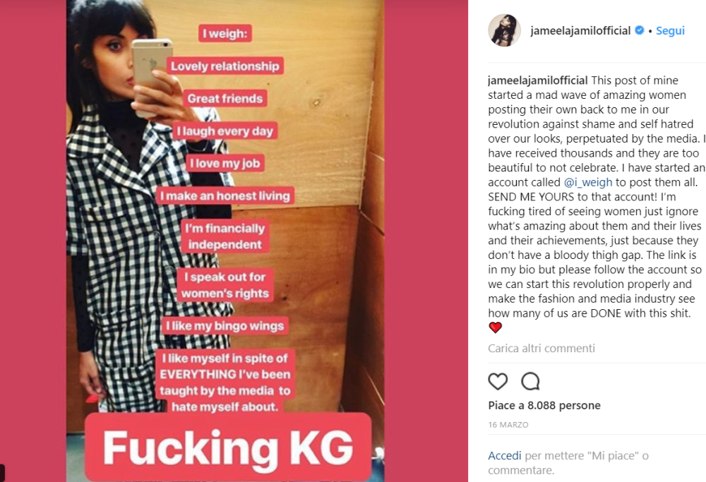 #lweigh, l’hashtag per far capire alle donne che il loro peso non si misura in chili