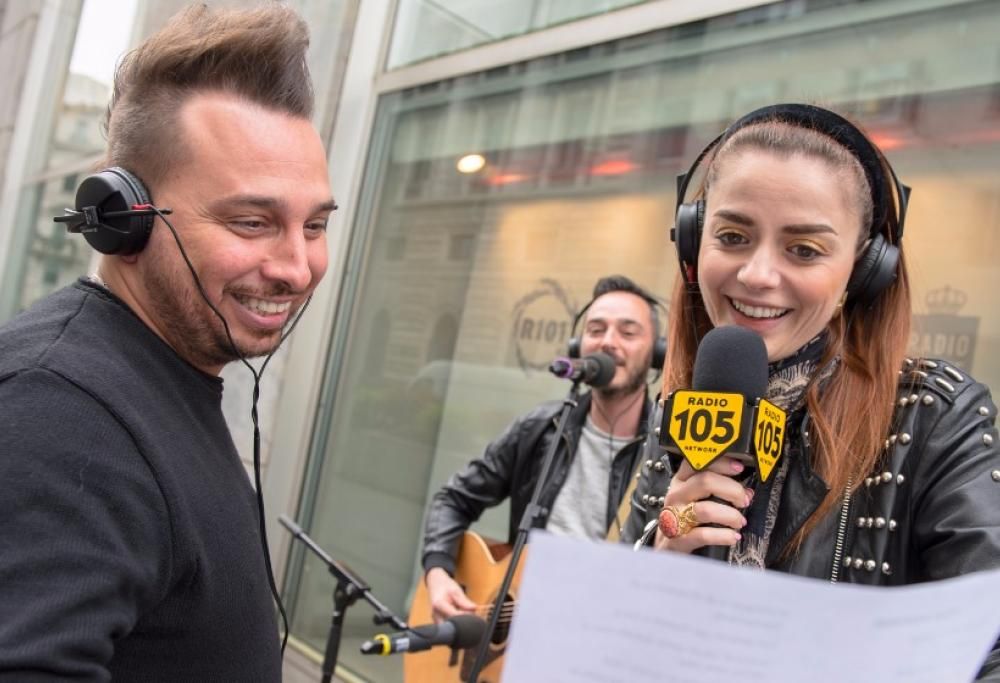 Annalisa: le foto dell’ultima performance per i fan con Alan Caligiuri e il Maestrello Lotti