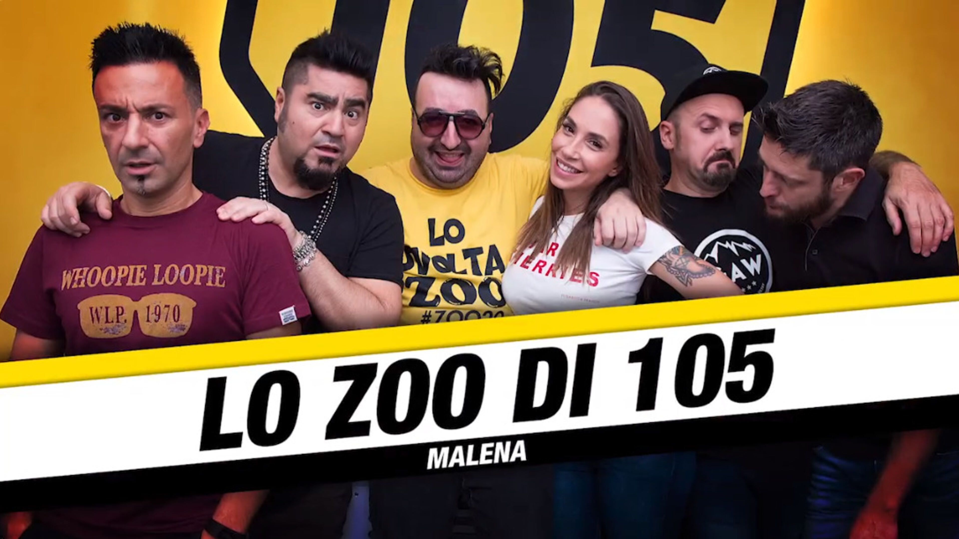 Malena la Pugliese ne Lo Zoo di 105. Squalo l’avrà convinta a fare un film insieme?