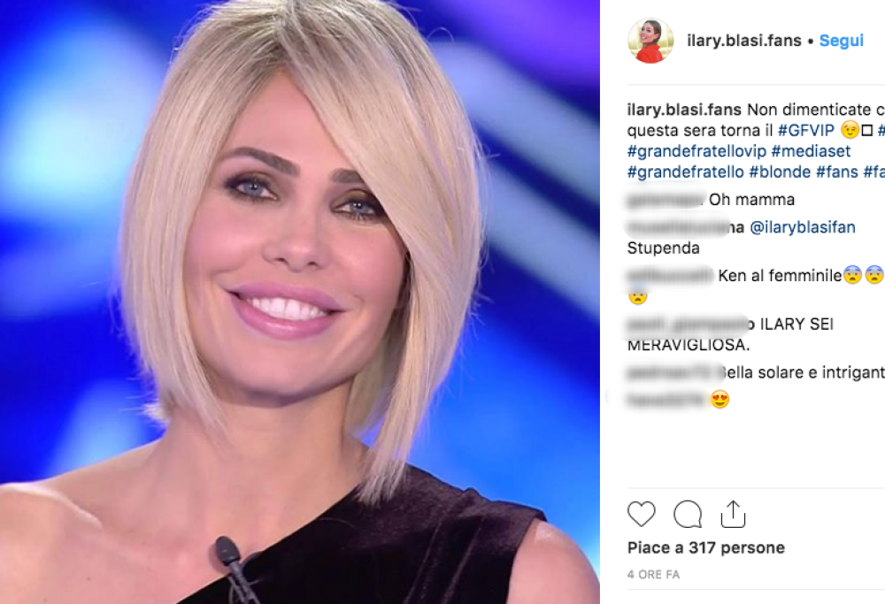 Perché Ilary Blasi indossa una parrucca diversa in ogni puntata del GF?