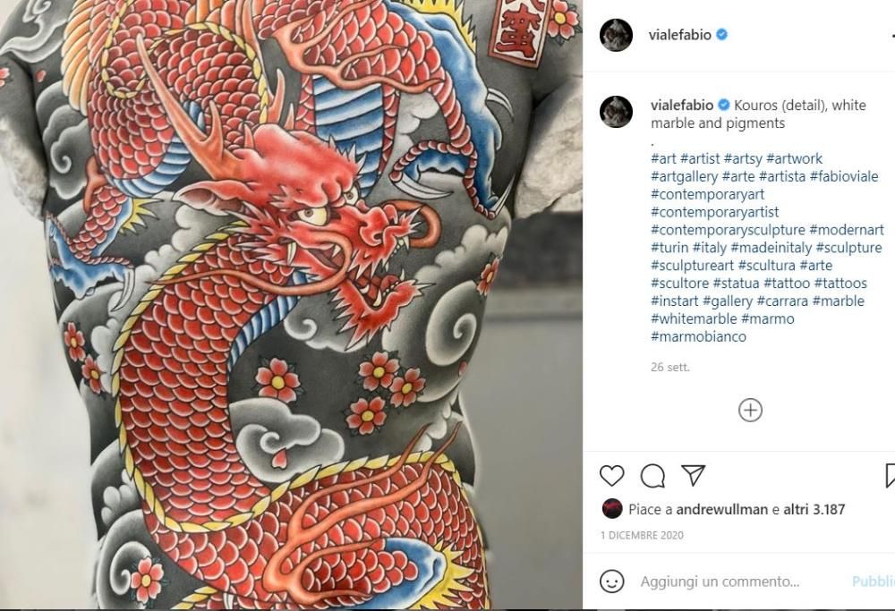 Tatuare le sculture? Si può e il risultato è stupefacente