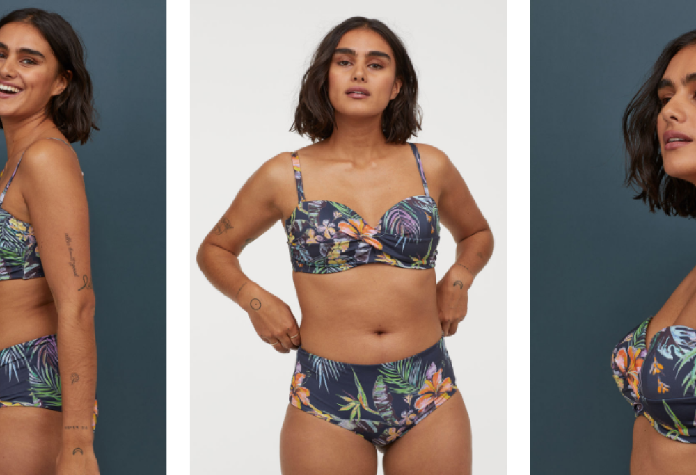 Modelle con pancetta e cellulite: i fan lodano H&M