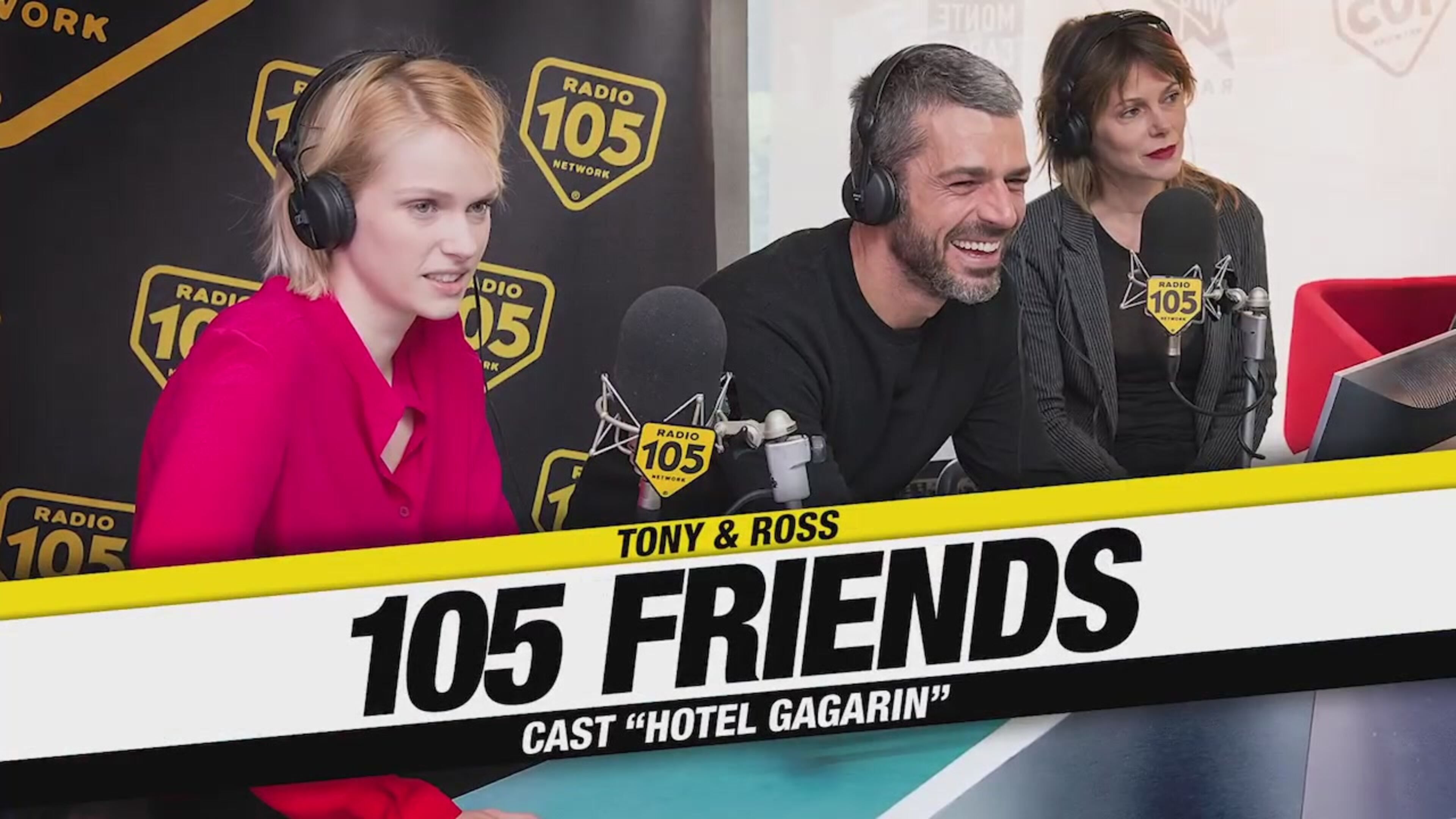 Luca Argentero, Barbora Bobulova e Caterina Shulha a 105 Friends: “‘Hotel Gagarin’ un film garbato, delicato e poetico”