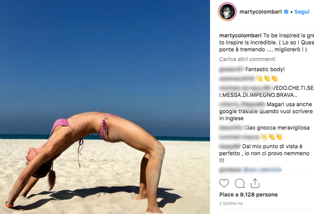 Martina Colombari: curve mozzafiato in vacanza ad Abu Dhabi