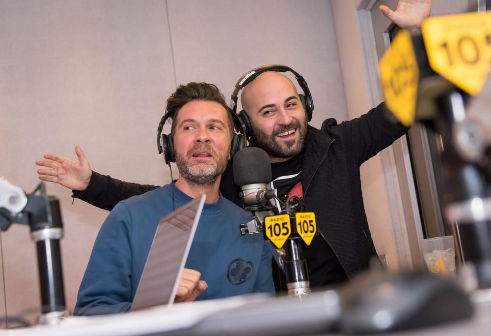 Le foto dei Negramaro a 105 Mi Casa