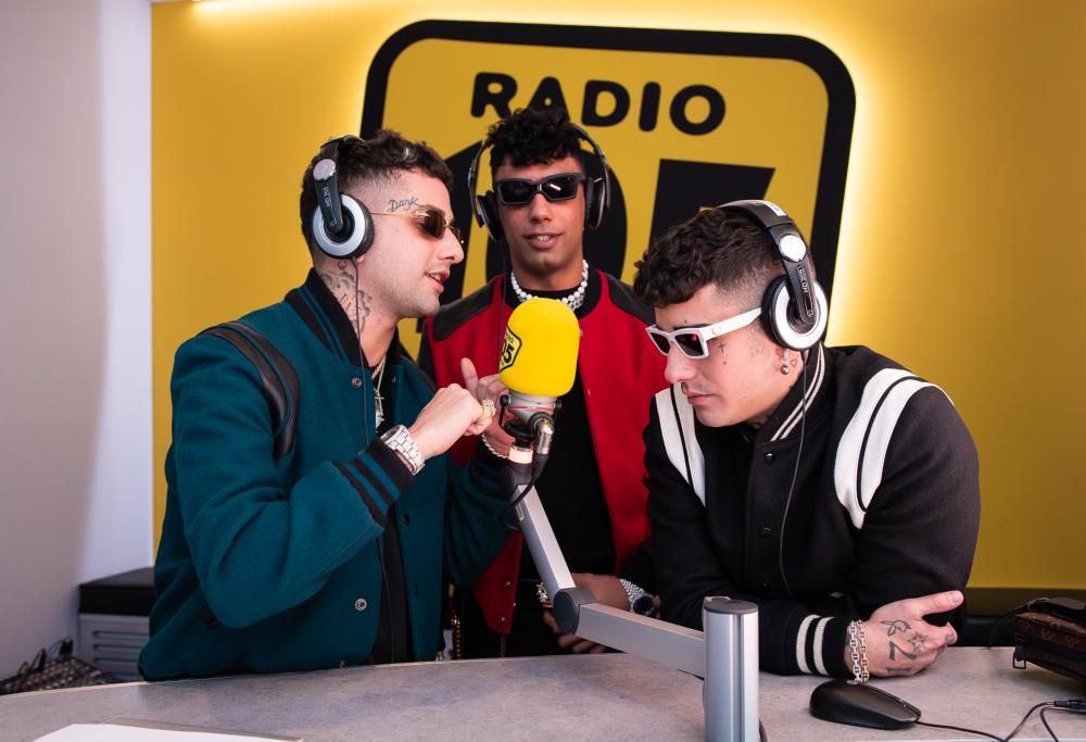 Dark Polo Gang, le foto dell’intervista a 105 Mi Casa